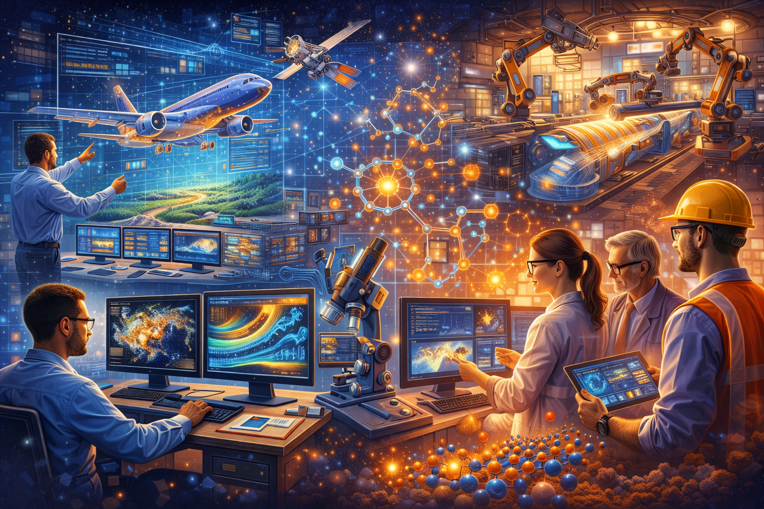 Aerospace CFD and Digital Twin Visualization