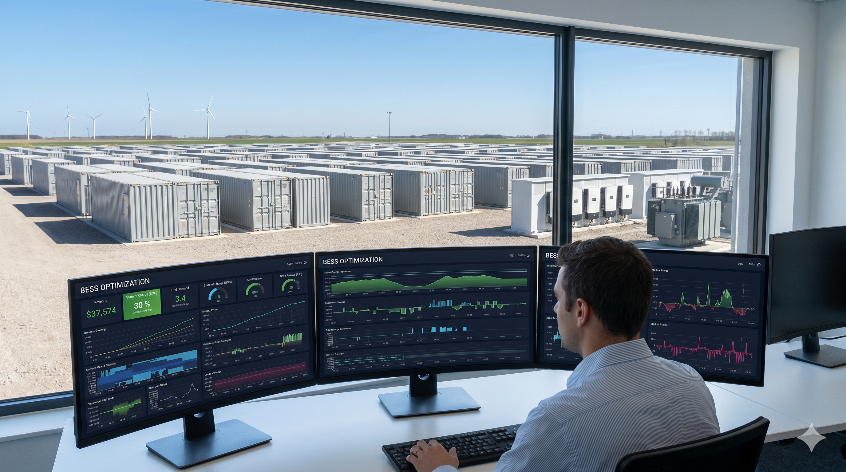 Battery energy storage system used to explain BESS optimization