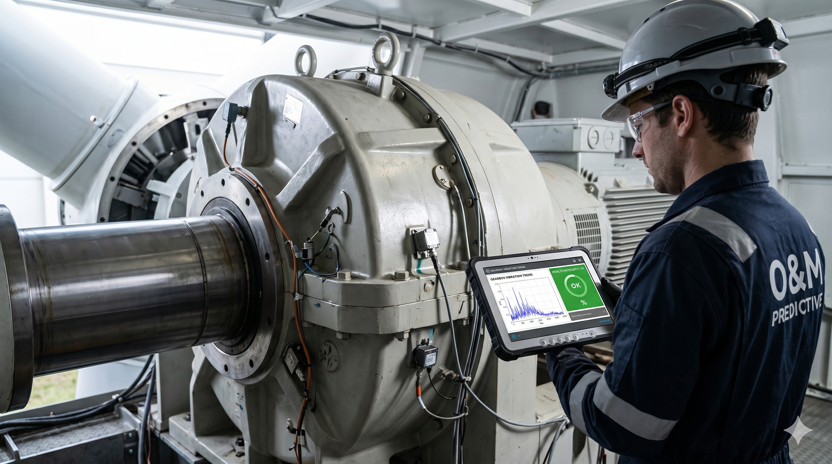 Wind turbine gearbox condition monitoring