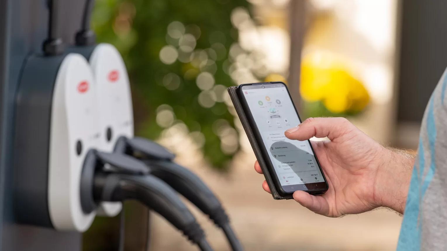 Smart EV charging infrastructure with grid-aware load management